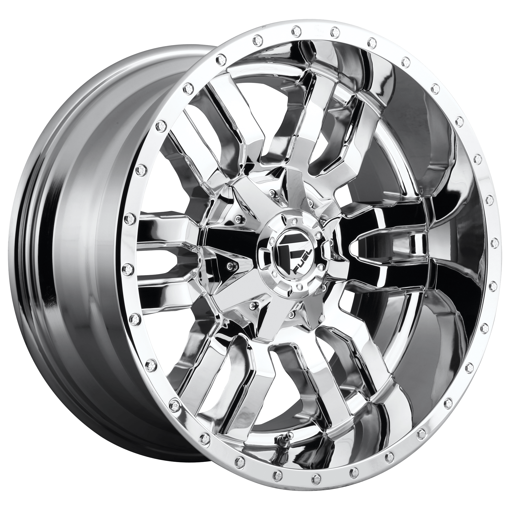 Fuel 1PC D631 SLEDGE - Chrome alloy wheel