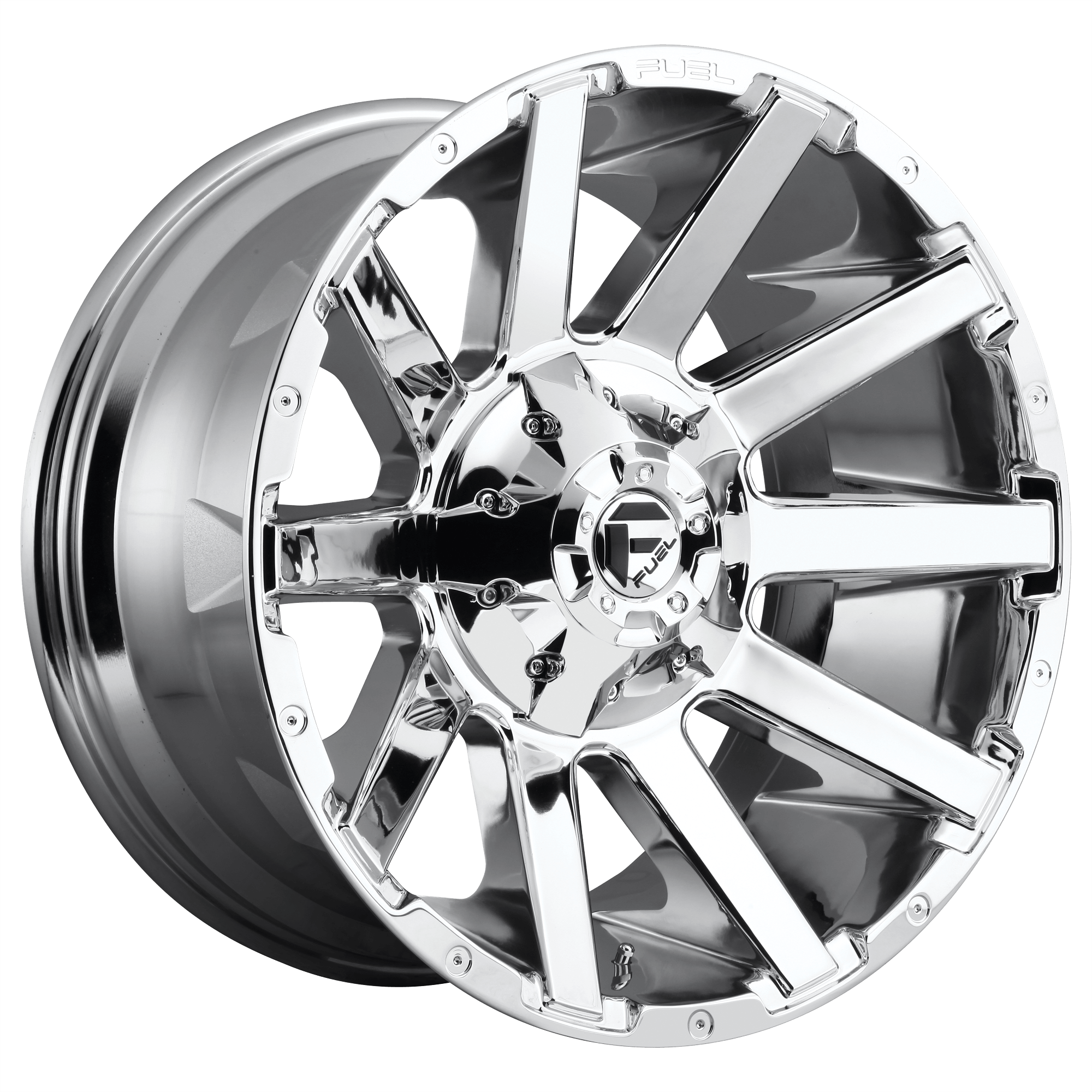 Fuel 1PC D614 CONTRA - Chrome alloy wheel