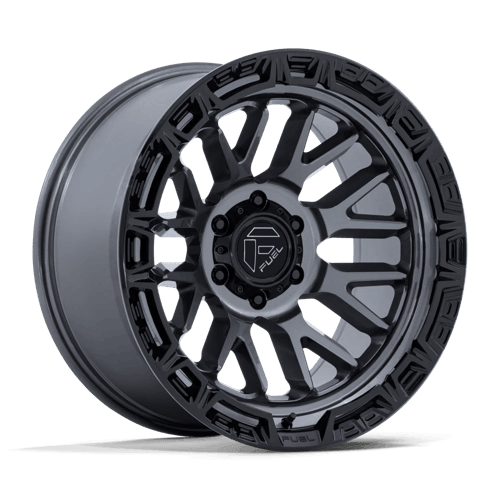 Fuel 1PC FC890 RAIL - Gloss Gunmetal W/ Gloss Black Lip alloy wheel