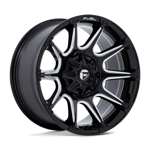 Fuel 1PC FC880 SUPER C - Gloss Black Milled alloy wheel