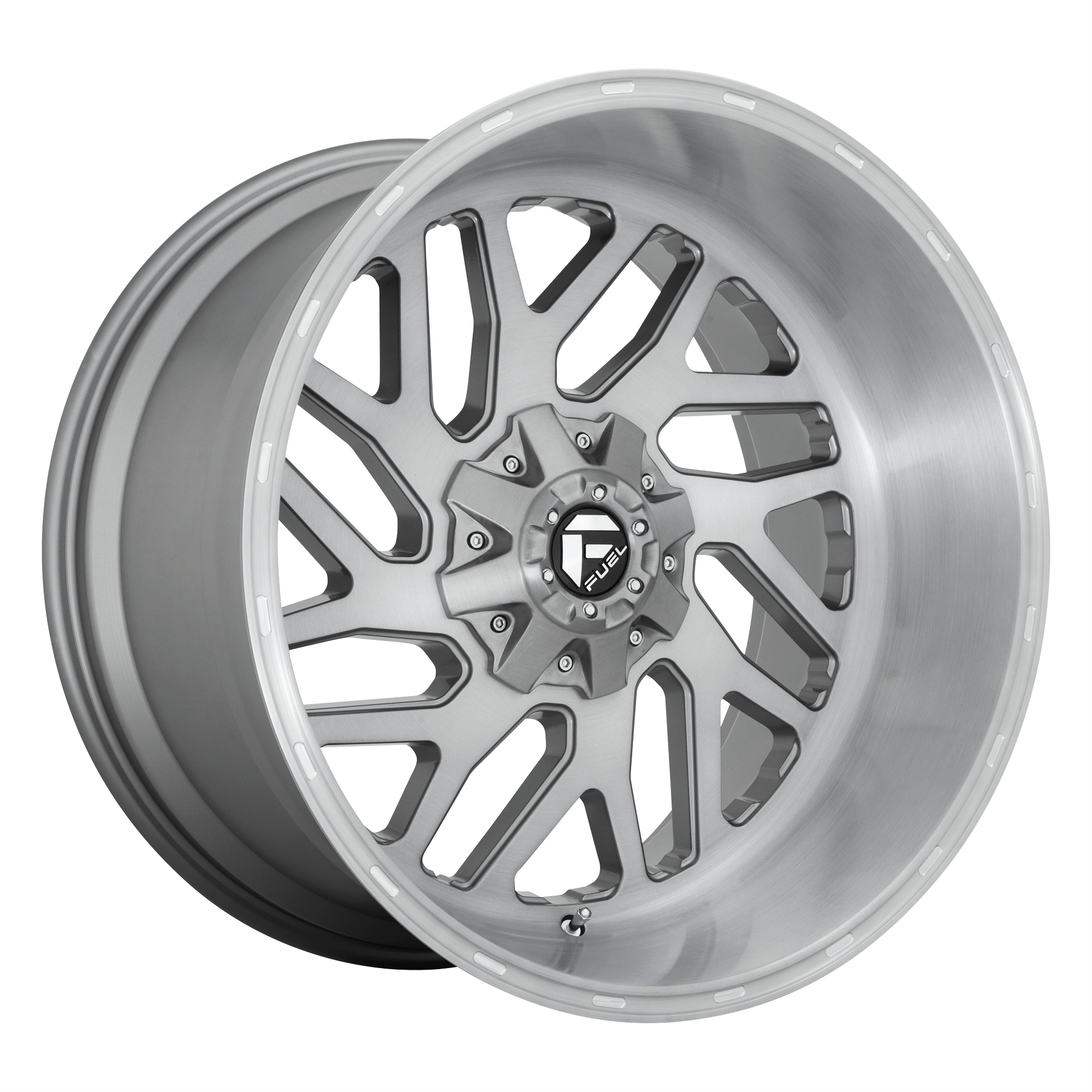 Fuel 1PC D715 TRITON PLATINUM - Brushed Gunmetal alloy wheel