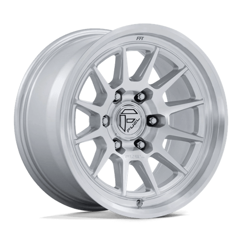 Fuel 1PC FC902 SPUR - Gloss Silver W/ Machined Face alloy wheel