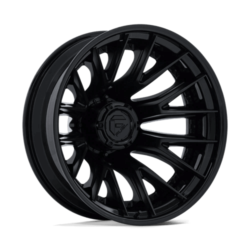 Fuel 1PC D406 CATALYST DUALLY - Matte Black W/ Gloss Black Lip alloy wheel