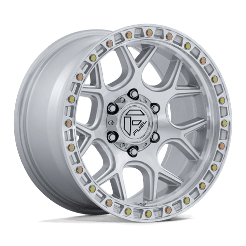 Fuel 1PC FC908 PUMA - Gloss Silver W/ Machined Face alloy wheel