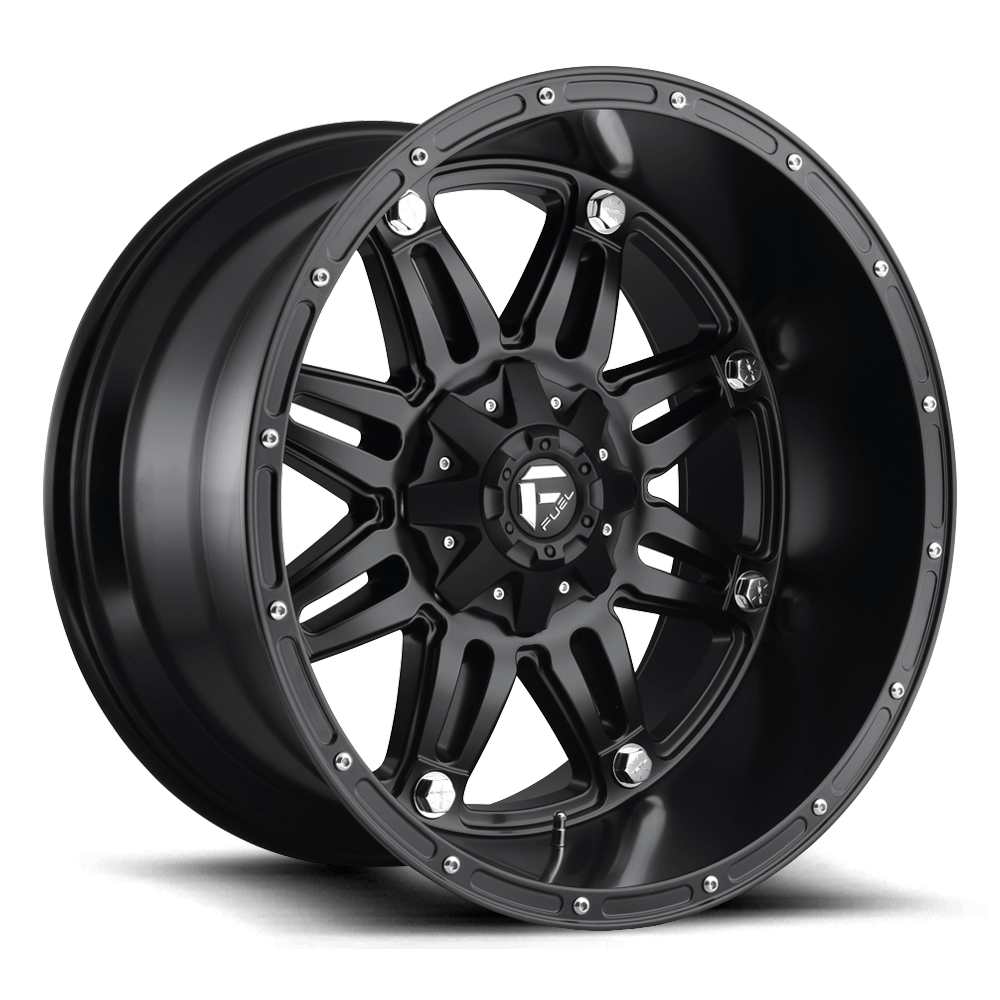 Fuel 1PC D531 HOSTAGE - Matt Black alloy wheel