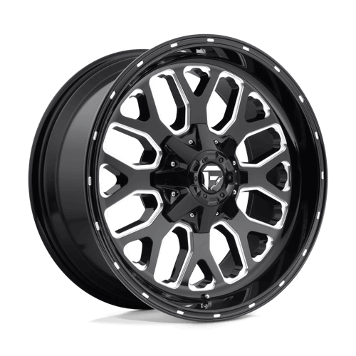 Fuel 1PC D588 TITAN - Gloss Black Milled alloy wheel