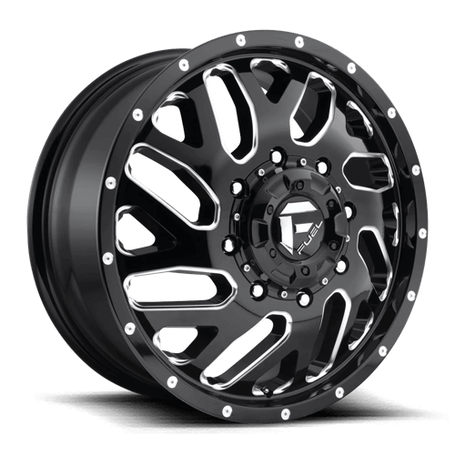 Fuel 1PC D581 TRITON - Gloss Black Milled alloy wheel