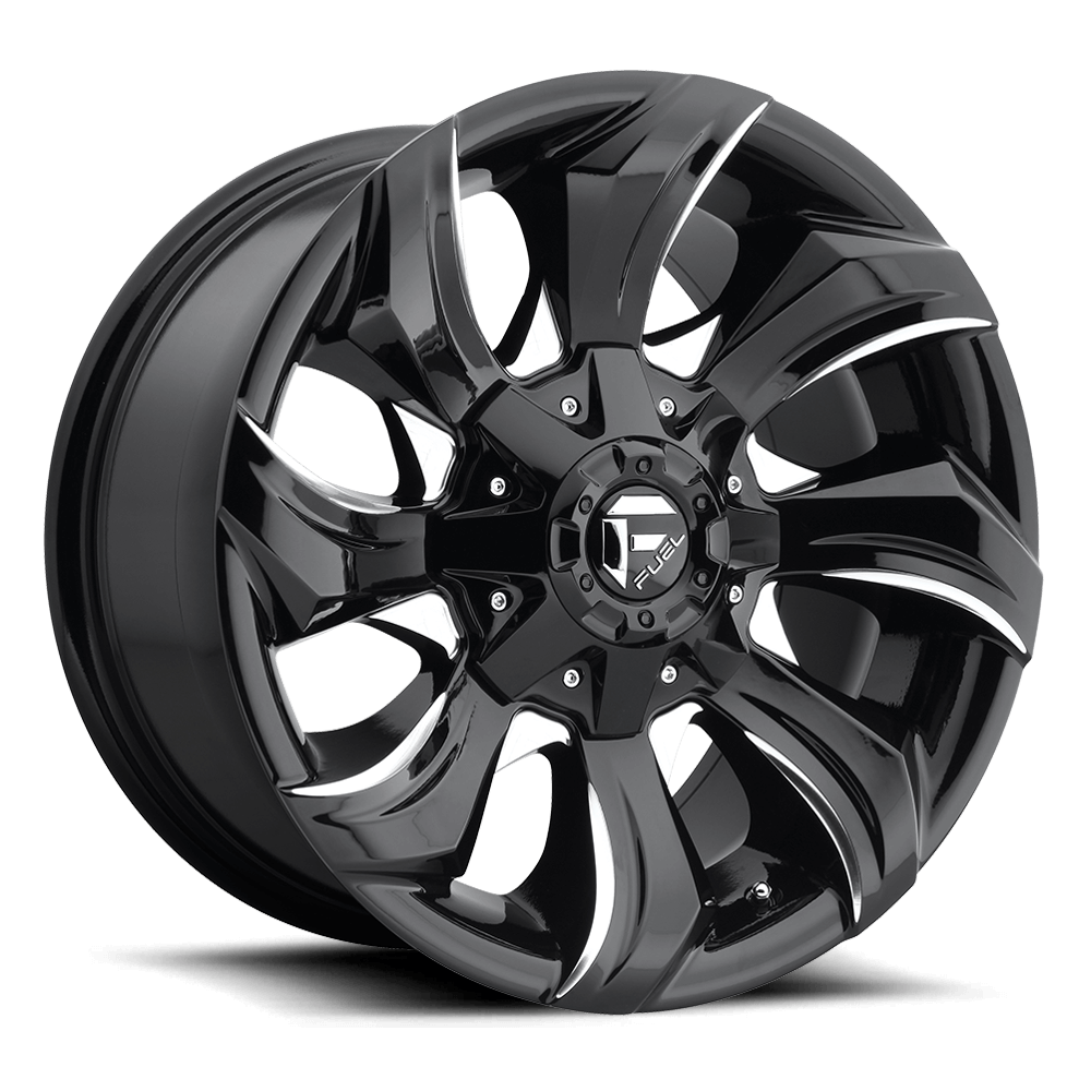 Fuel 1PC D571 STRYKR - Gloss Black Milled alloy wheel