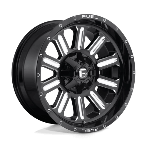 Fuel 1PC D620 HARDLINE - Gloss Black Milled alloy wheel
