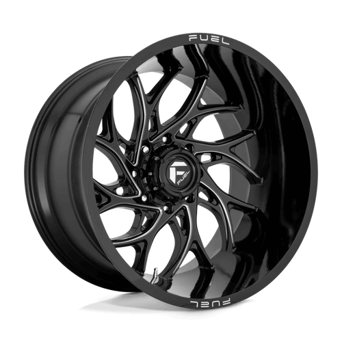 Fuel 1PC D741 RUNNER - Gloss Black Milled alloy wheel