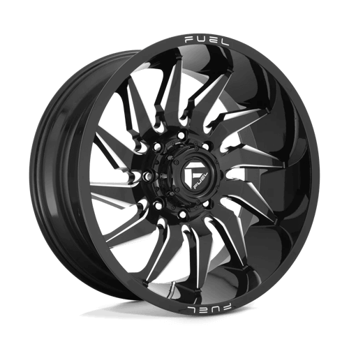 Fuel 1PC D744 SABER - Gloss Black Milled alloy wheel