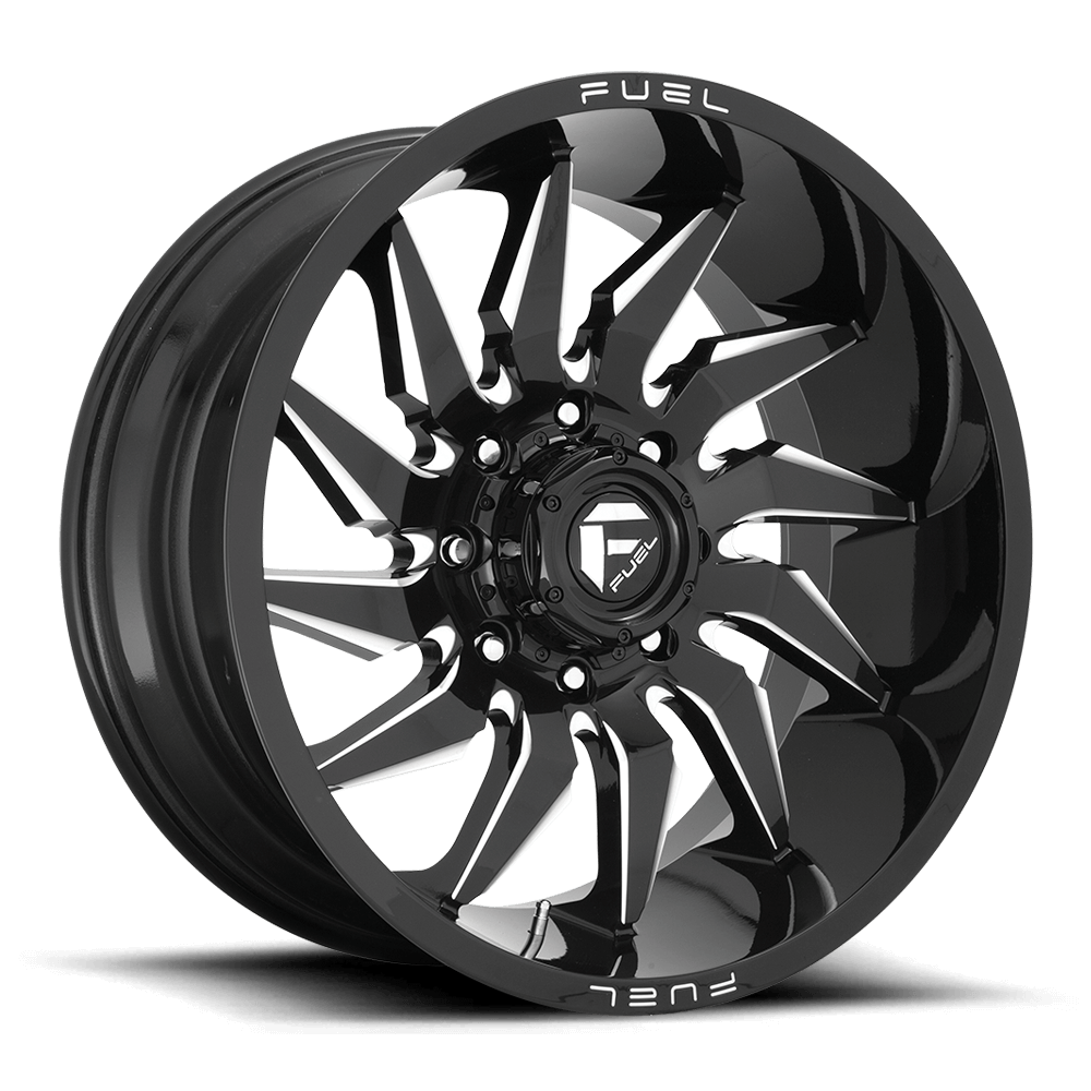 Fuel 1PC D744 SABER - Gloss Black Milled alloy wheel
