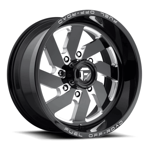 Fuel 1PC D582 TURBO - Gloss Black Milled alloy wheel