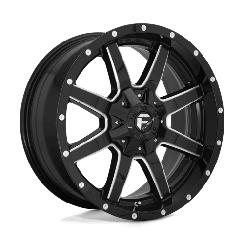 Fuel 1PC D610 MAVERICK - Gloss Black Milled alloy wheel