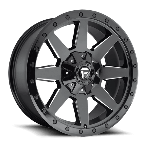 Fuel 1PC D597 WILDCAT - Gloss Black Milled alloy wheel