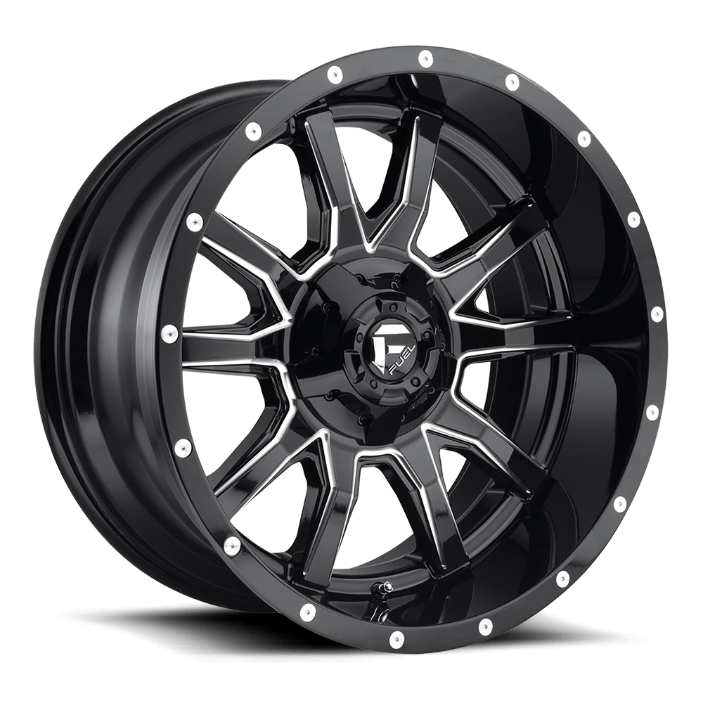 Fuel 1PC D627 VANDAL - Gloss Black Milled alloy wheel