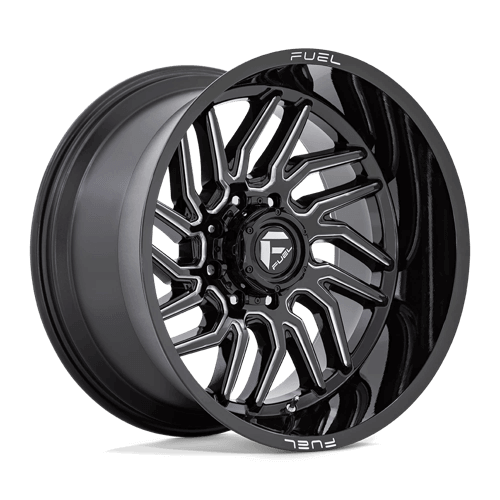 Fuel 1PC D807 HURRICANE - Gloss Black Milled alloy wheel