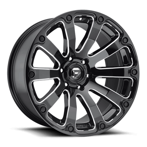 Fuel 1PC D598 DIESEL - Gloss Black Milled alloy wheel