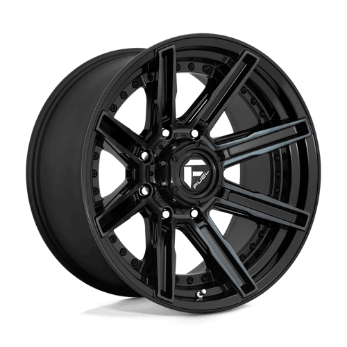 Fuel 1PC D708 ROGUE - Gloss Machined Double Dark Tint alloy wheel