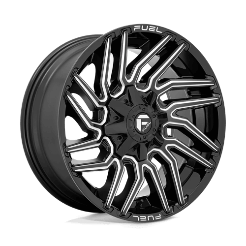 Fuel 1PC D773 TYPHOON - Gloss Black Milled alloy wheel