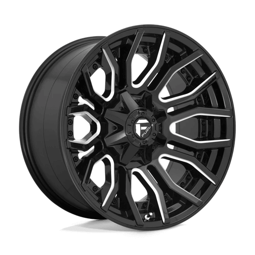 Fuel 1PC D711 RAGE - Gloss Black Milled alloy wheel