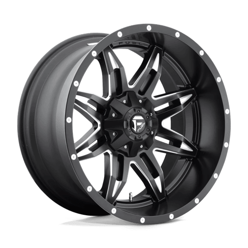 Fuel 1PC D567 LETHAL - Matte Black Milled alloy wheel