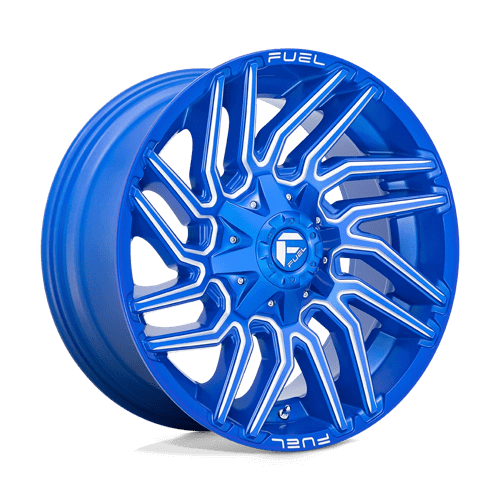 Fuel 1PC D774 TYPHOON - Anodized Blue Milled alloy wheel