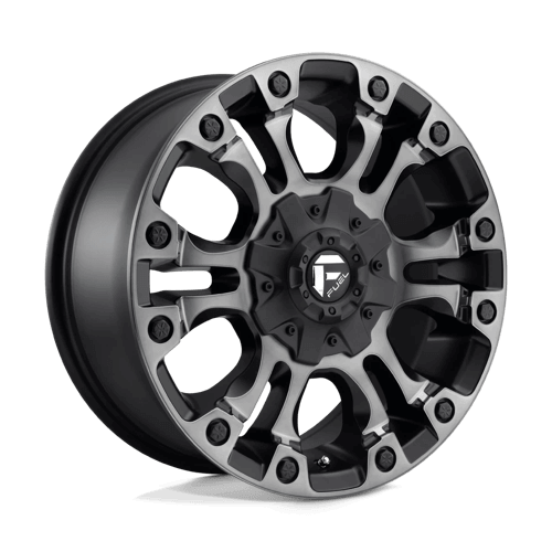 Fuel 1PC D569 VAPOR - Matte Black Double Dark Tint alloy wheel