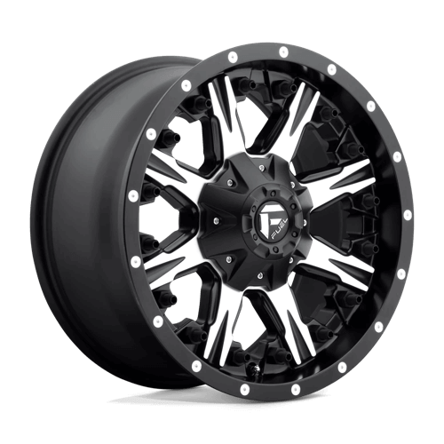 Fuel 1PC D541 NUTZ - Matte Black Machined alloy wheel