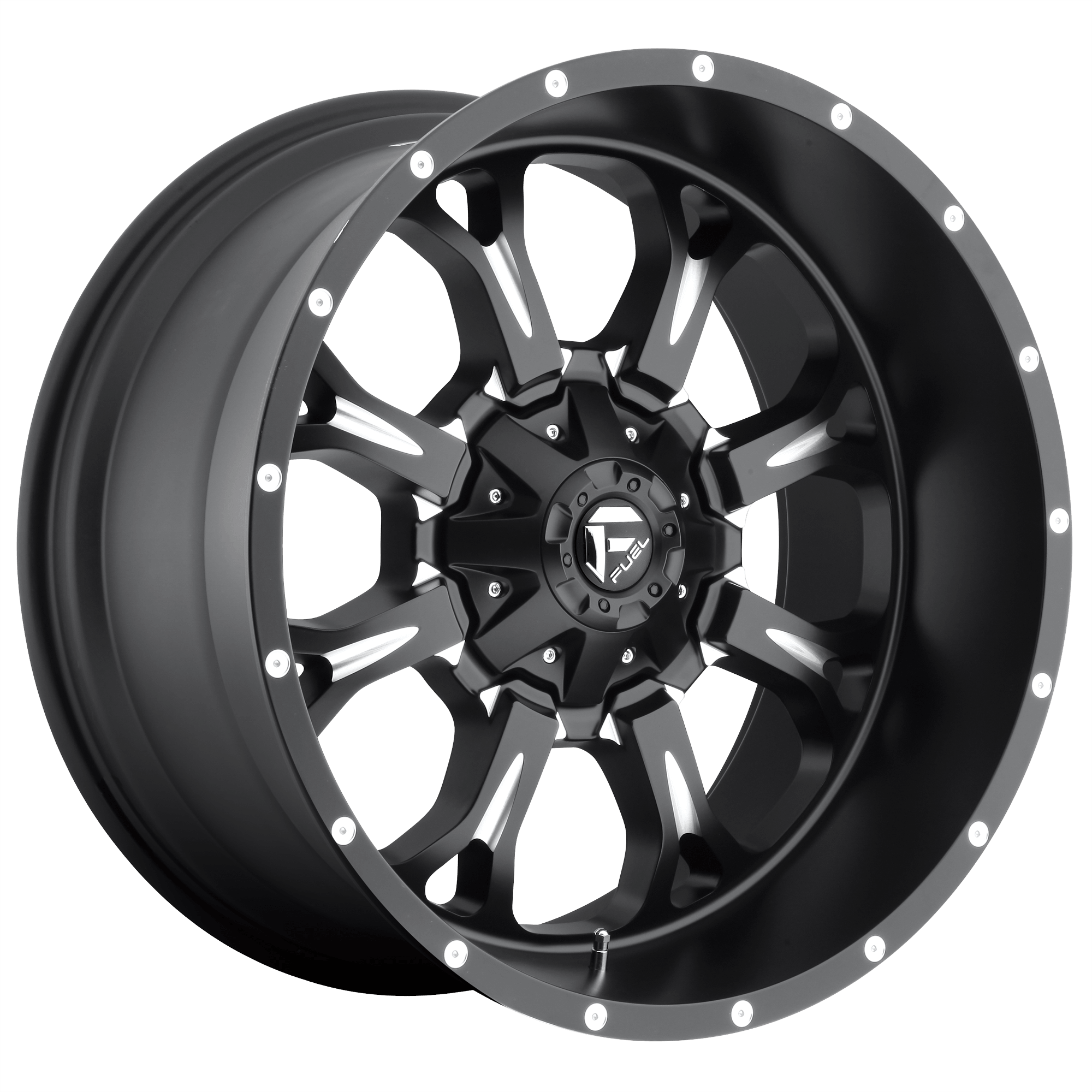 Fuel 1PC D517 KRANK - Matte Black Milled alloy wheel