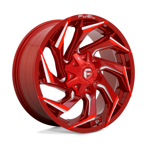 Fuel 1PC D754 REACTION - Candy Red Milled alloy wheel