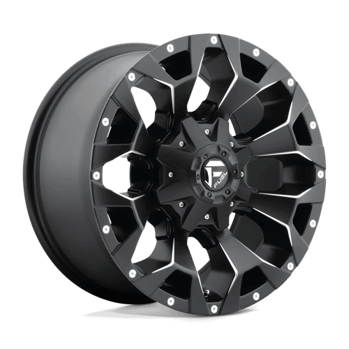 Fuel 1PC D546 ASSAULT - Matte Black Milled alloy wheel