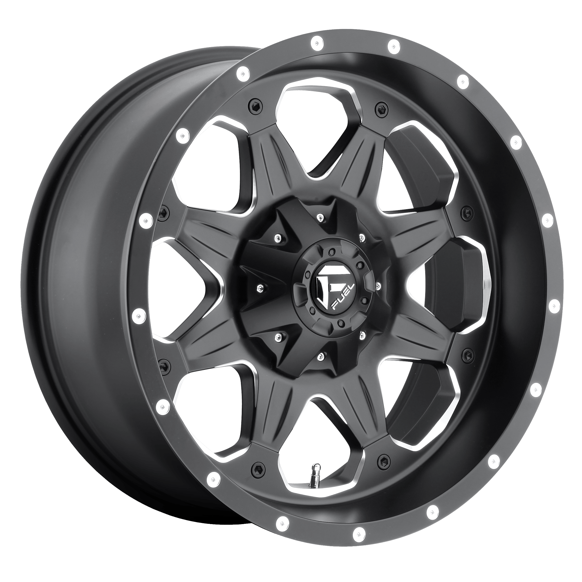 Fuel 1PC D534 BOOST - Matte Black Milled alloy wheel