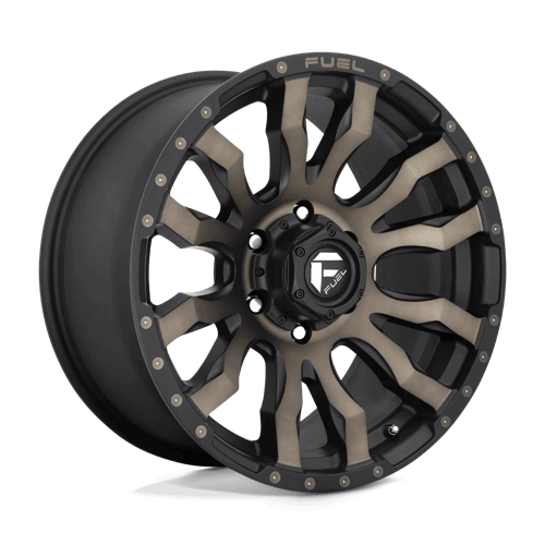 Fuel 1PC D674 BLITZ - Matte Black Double Dark Tint alloy wheel