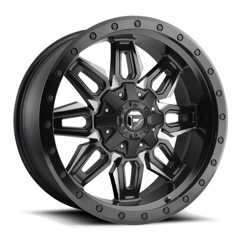 Fuel 1PC D591 NEUTRON - Matte Black Milled alloy wheel