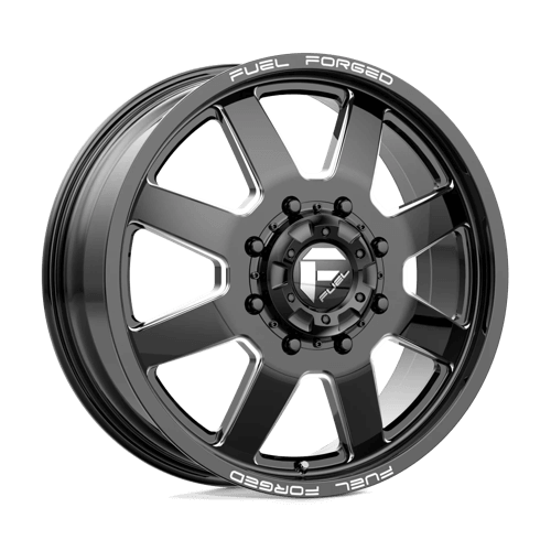 Fuel Mono DE09 FF09D - Matte Black Milled alloy wheel