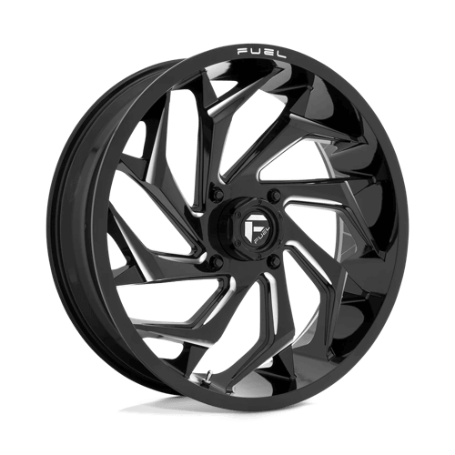 Fuel UTV D753 REACTION - Gloss Black Milled alloy wheel