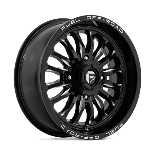 Fuel UTV D821 ARC UTV - Gloss Black Milled alloy wheel