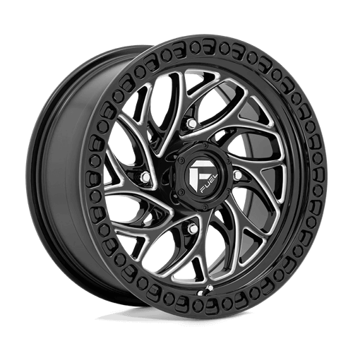 Fuel UTV D741 RUNNER - Gloss Black Milled alloy wheel