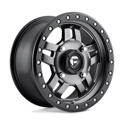 Fuel UTV D558 ANZA - Matte Gun Metal Black Bead Ring alloy wheel