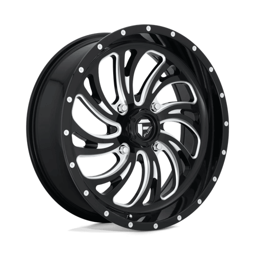 Fuel UTV D641 KOMPRESSOR - Gloss Black Milled alloy wheel
