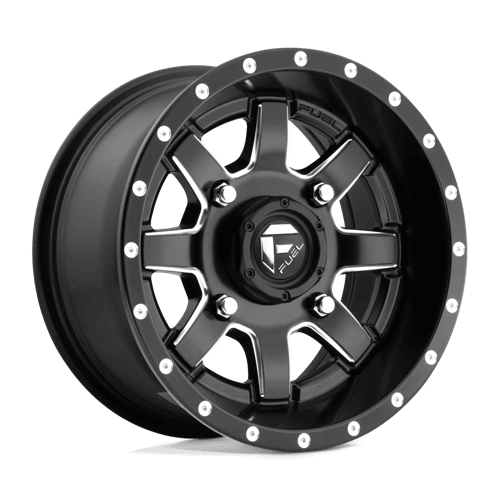 Fuel UTV D538 MAVERICK - Matte Black Milled alloy wheel