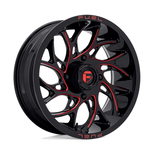Fuel UTV D779 RUNNER UTV - Gloss Black Milled Candy Red alloy wheel