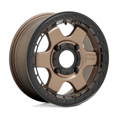 Fuel UTV D924 BLOCK BEADLOCK - Matte Bronze W/ Black Ring alloy wheel