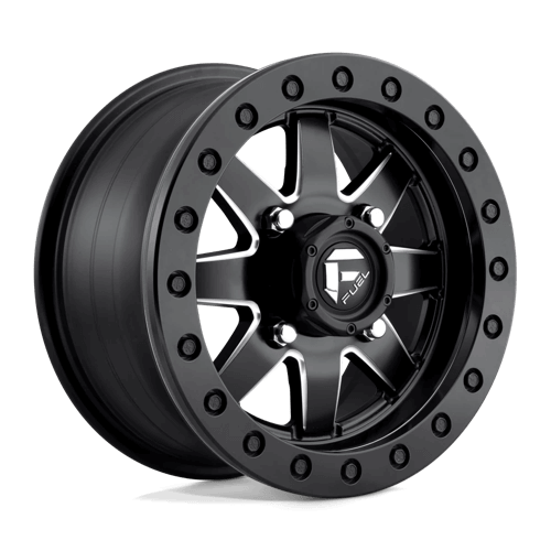 Fuel UTV D938 MAVERICK BEADLOCK - Matte Black Milled alloy wheel