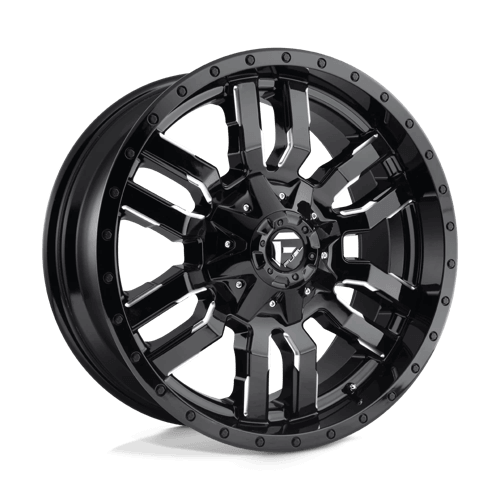 Fuel D595 SLEDGE - Gloss Black Milled alloy wheel