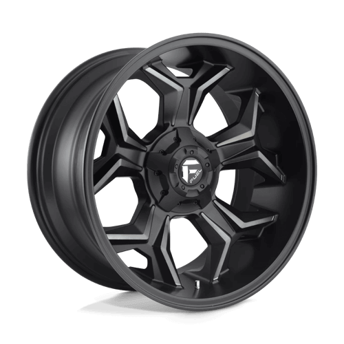 Fuel D605 AVENGER - Matt Black Double Dark Tint alloy wheel