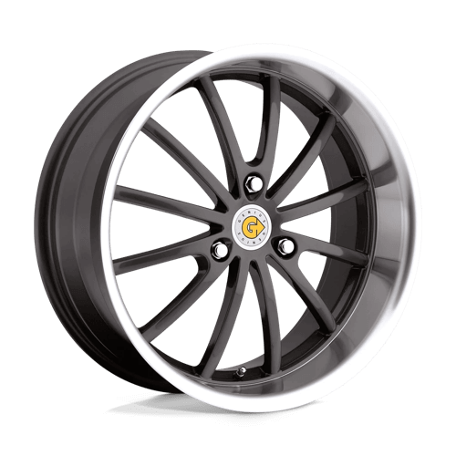 GENIUS DARWIN - Gunmetal W/ Mirror Cut Lip alloy wheel