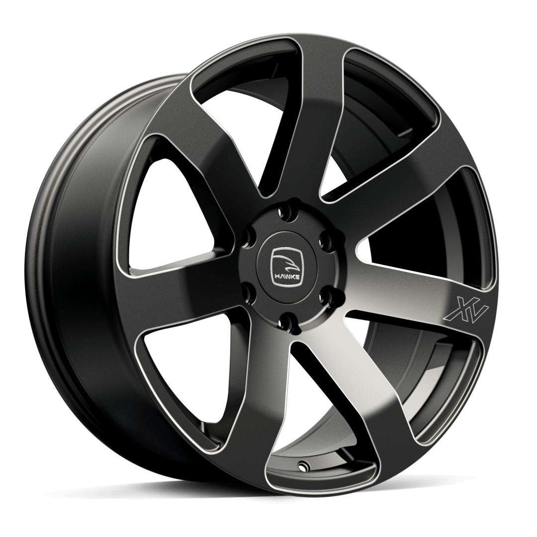 Hawke AWD Wheels Summit XV Matt Black Accent Alloy Wheels