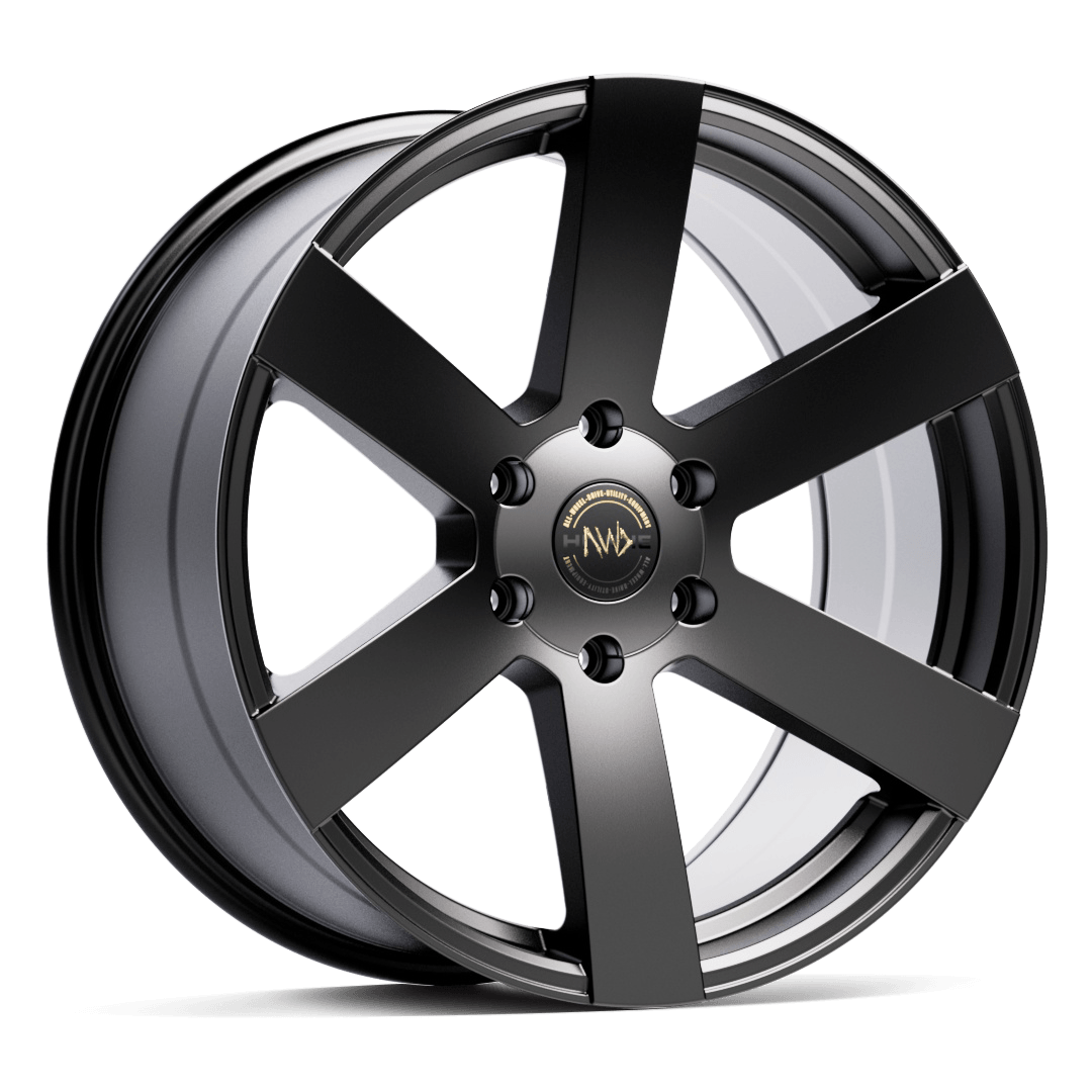 Hawke AWD Wheels Nomad Matt Black Alloy Wheels